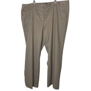 Talbots 24W Windsor Wool Trousers Italian Flannel Dress Pants Plus Workwear